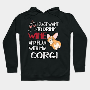 I Want Just Want To Drink Wine (85) Hoodie